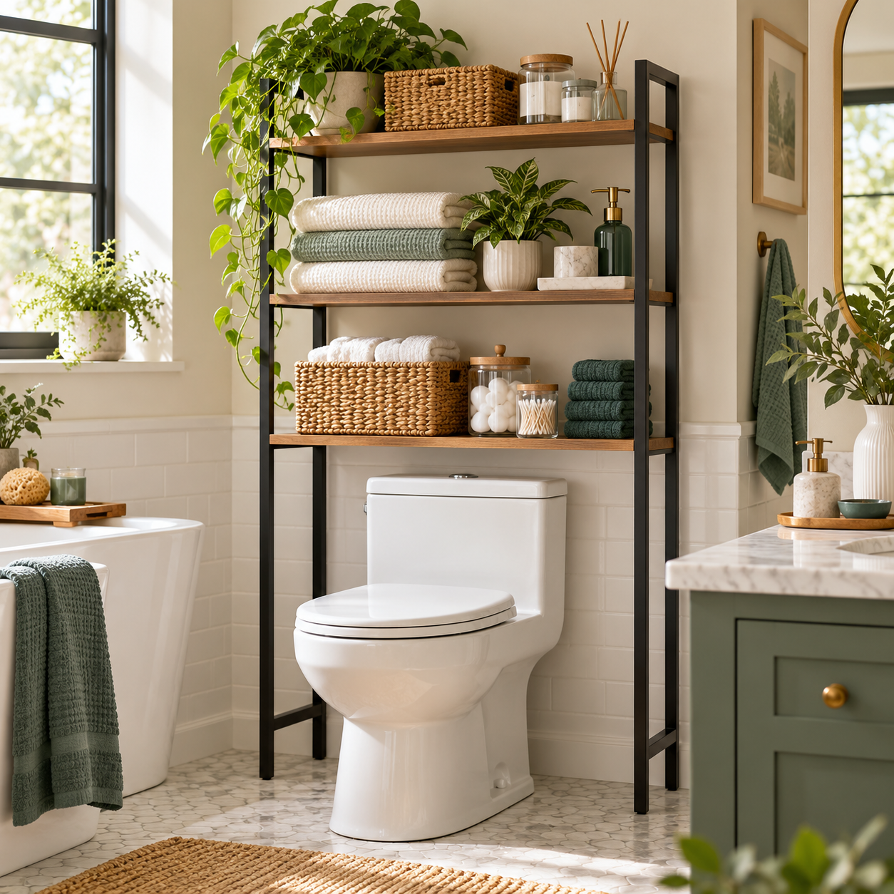 Over-Toilet Shelves